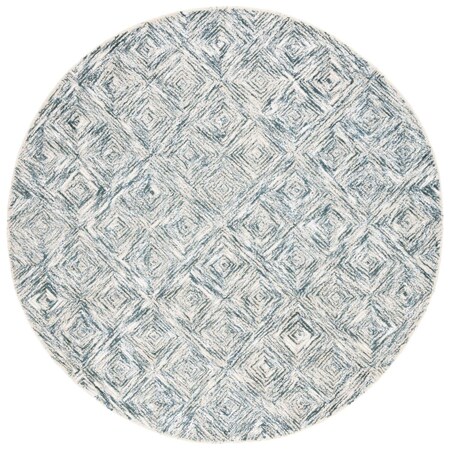 Safavieh 6 x 6 ft. Soho Contemporary Round Rug; Ivory & Green SOH125Y-6R